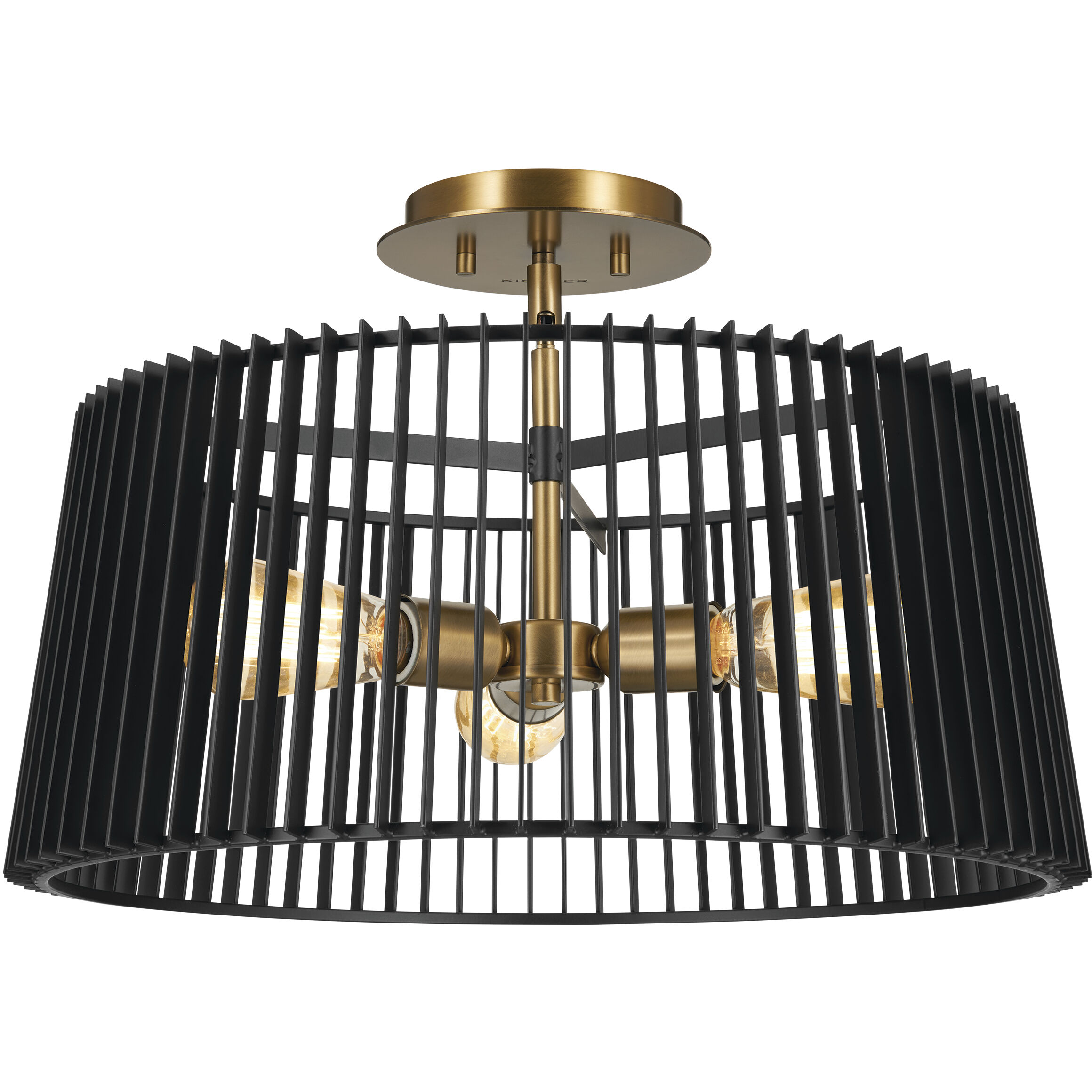 Linara 3 Light 18.5 inch Black Pendant Ceiling Light
