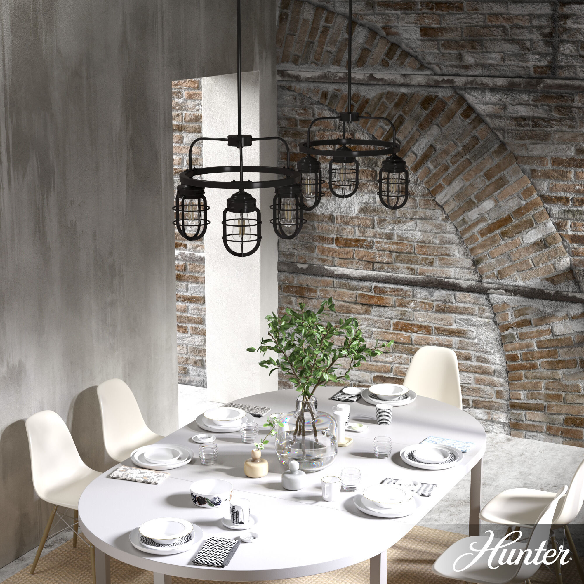 Starklake 3 Light 21 inch Noble Bronze Chandelier Ceiling Light