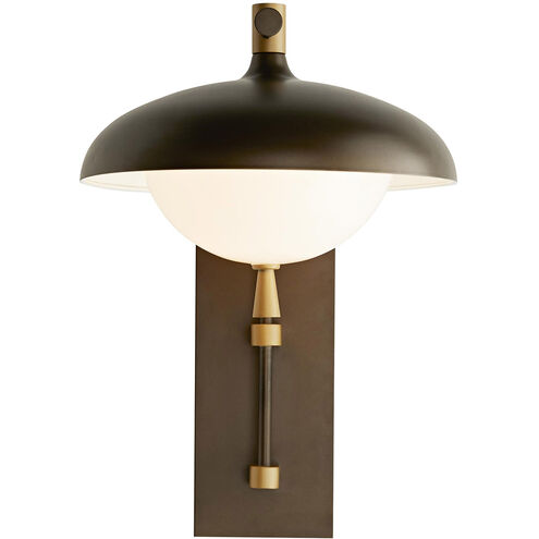 Stanwick 1 Light 22 inch Aged Brass with Antique Brass Accents Outdoor Sconce 