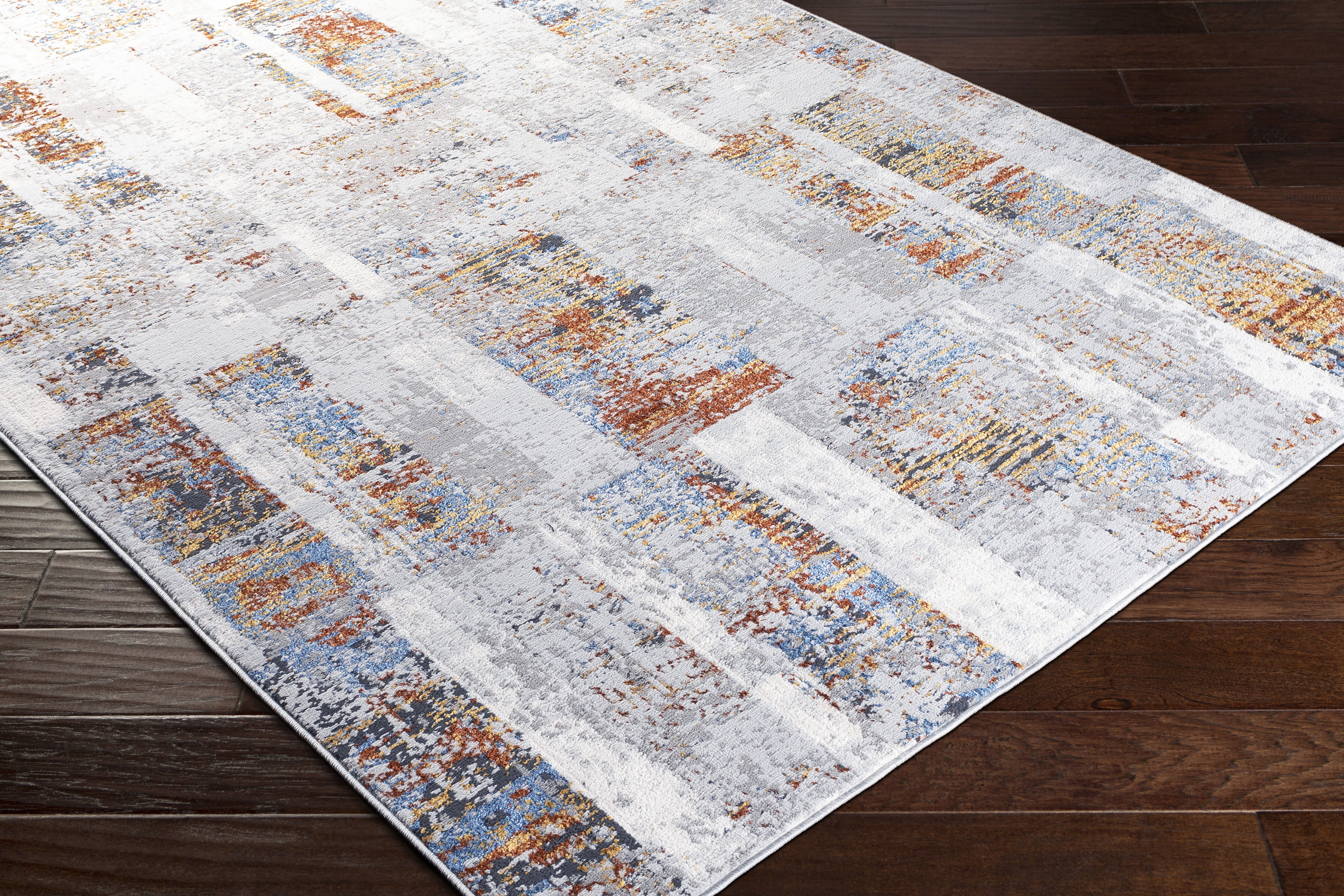 Lustro 108 X 79 inch Brick Red Rug in 7 x 9, Rectangle