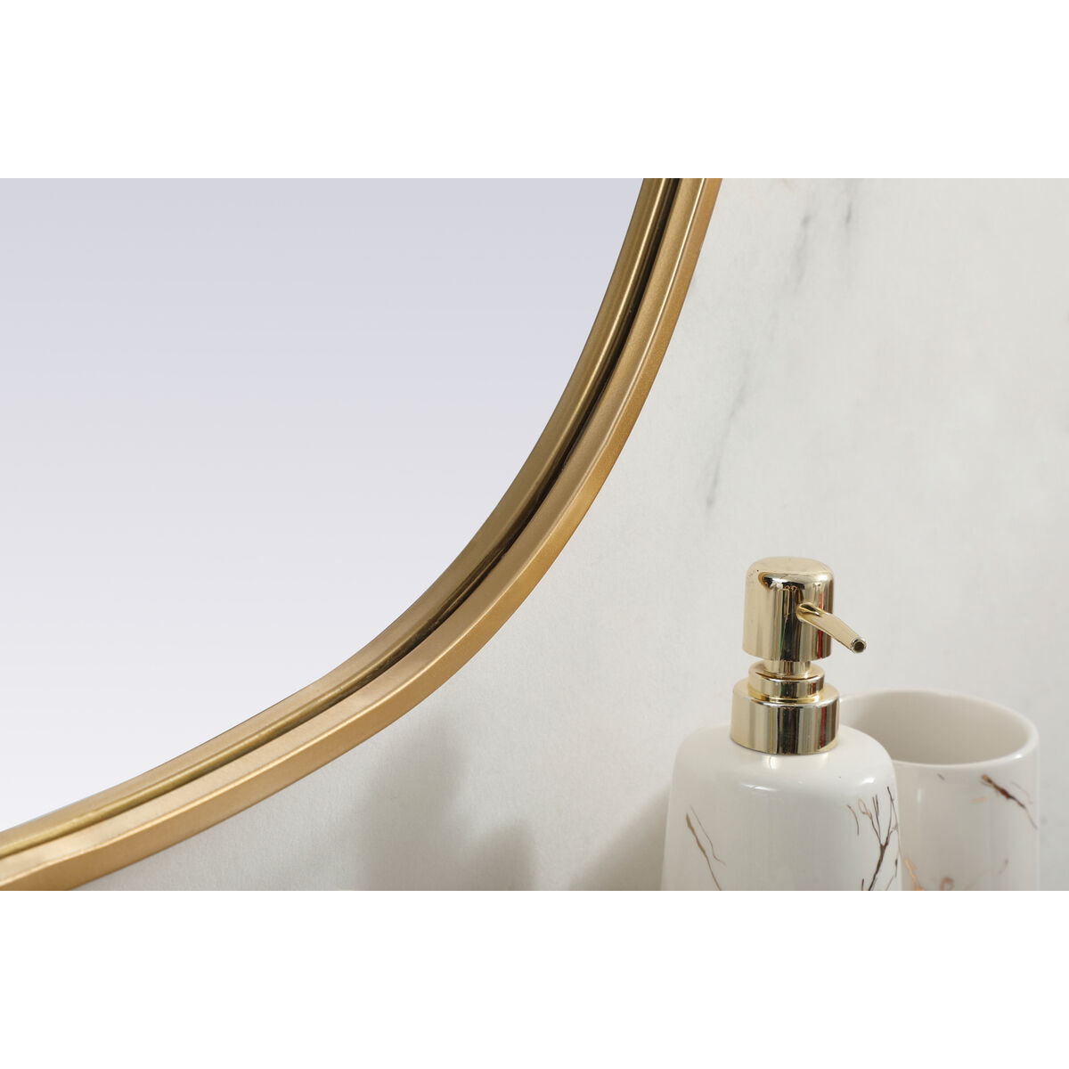 Brynn 30 X 24 inch Brass Mirror in 24 x 30