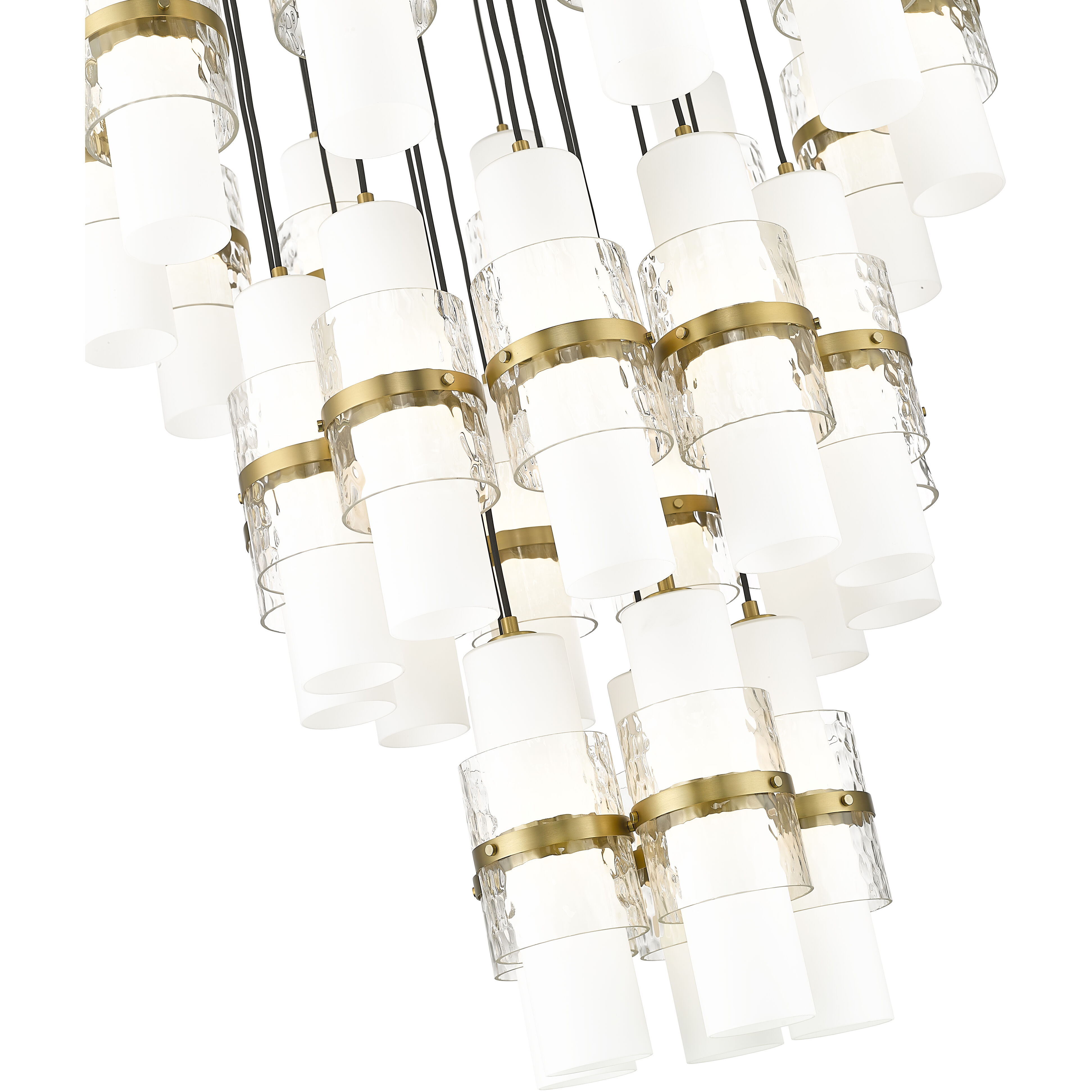 Cayden 27 Light 36 inch Modern Gold Chandelier Ceiling Light