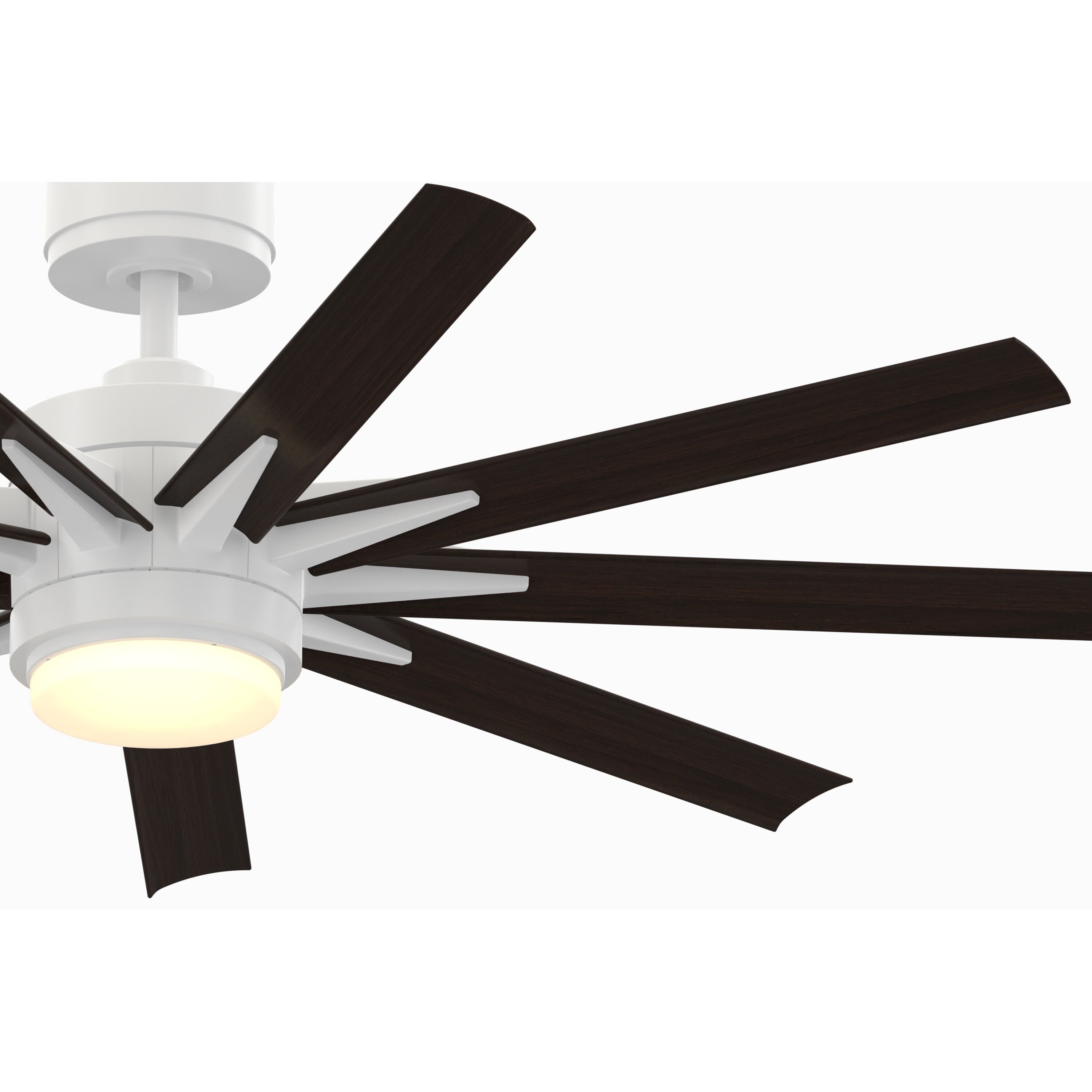 Odyn Custom 8.27 inch Matte White Fan Motor Only, Blades Sold Separately