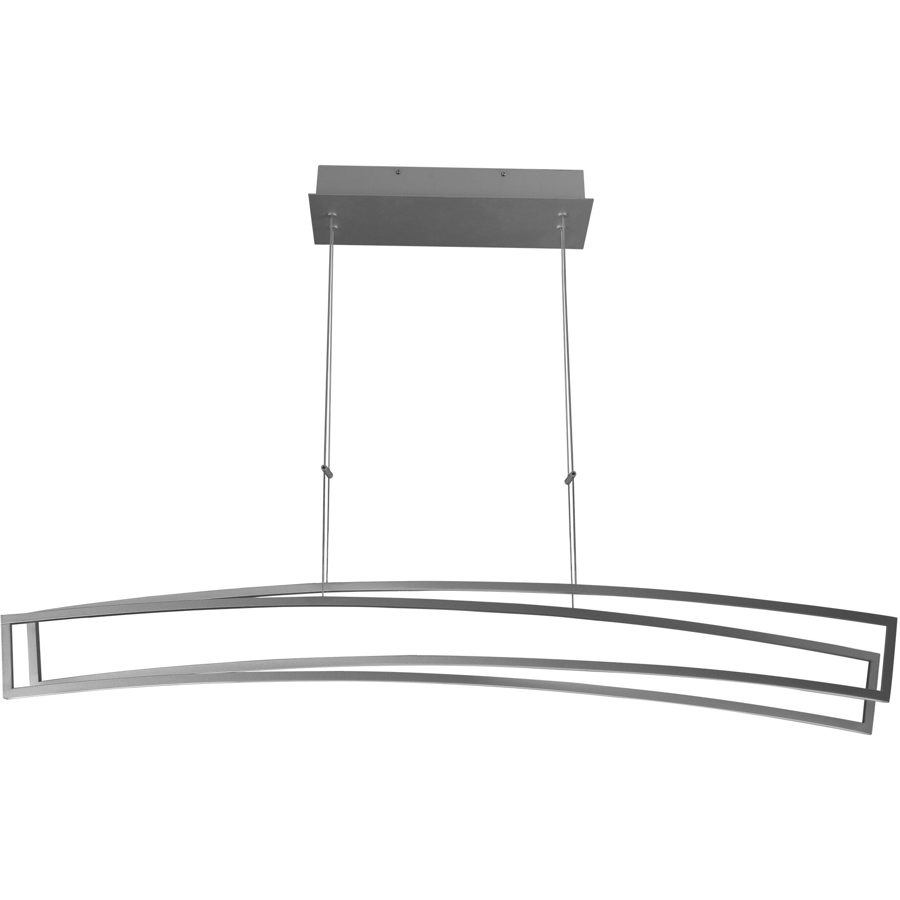 Sirius Linear Chandelier Ceiling Light in Silver