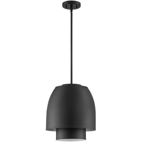 Sprizzo 1 Light 12.5 inch Black Pendant Ceiling Light
