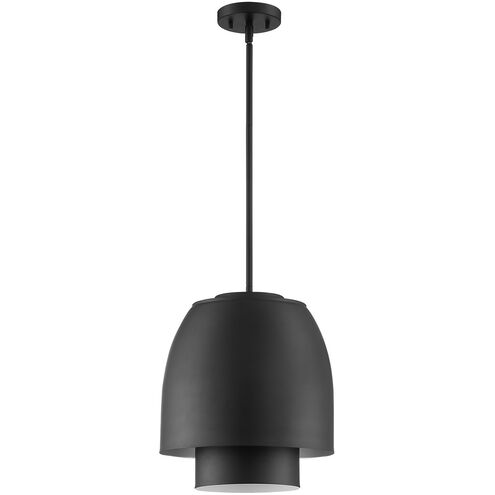 Sprizzo 1 Light 13 inch Black Pendant Ceiling Light