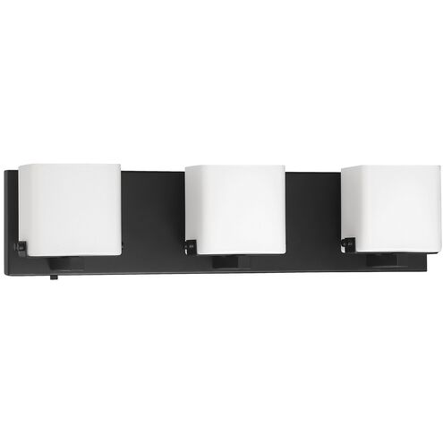 Vega 6 Light 20 inch Black Vanity Light Wall Light in 3