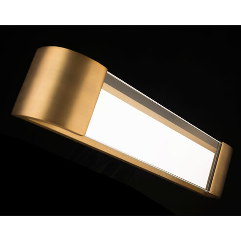 Melrose LED 22 inch Aged Brass Bath Vanity & Wall Light, dweLED