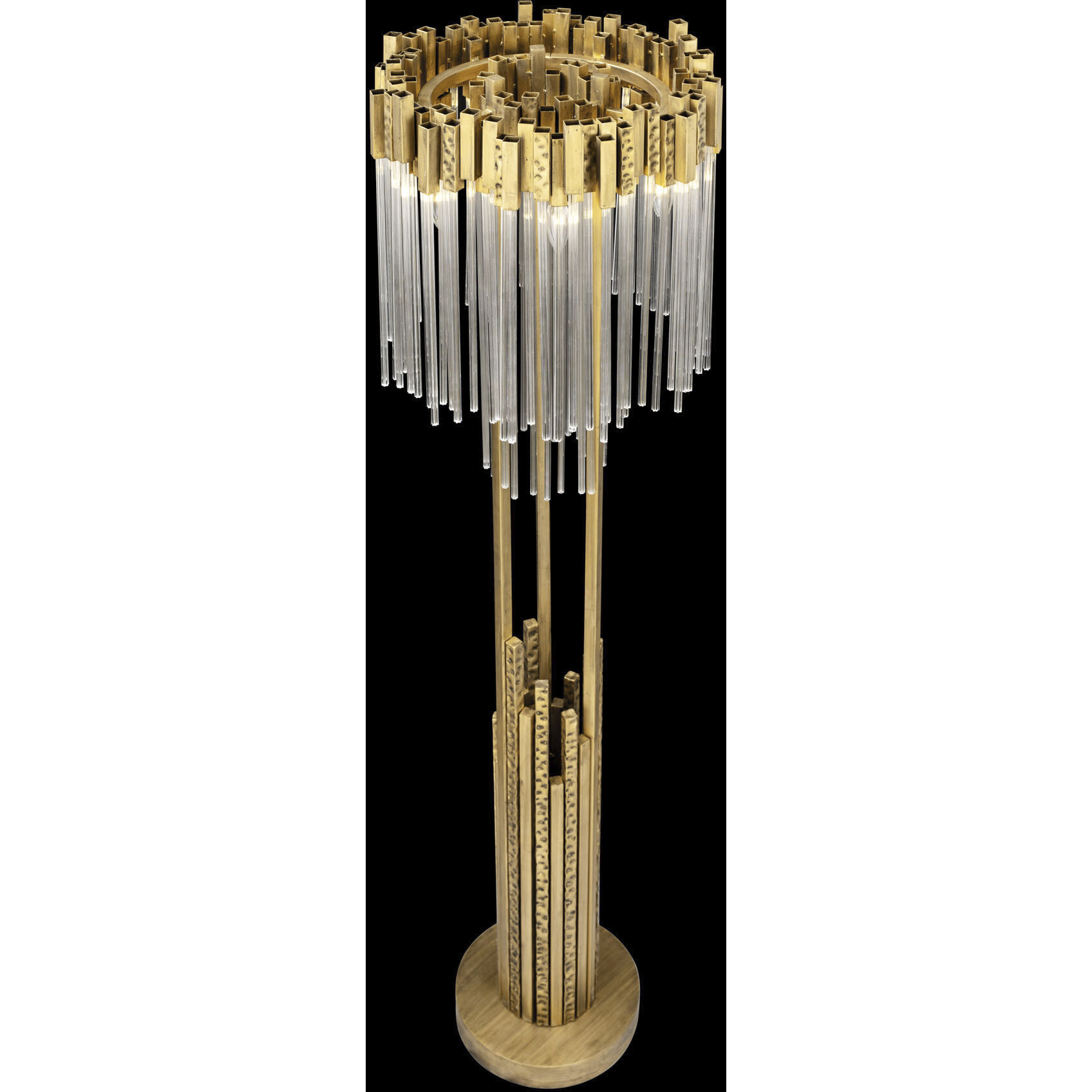 Matrix 68 inch 5 watt Havana Gold Floor Lamp Portable Light