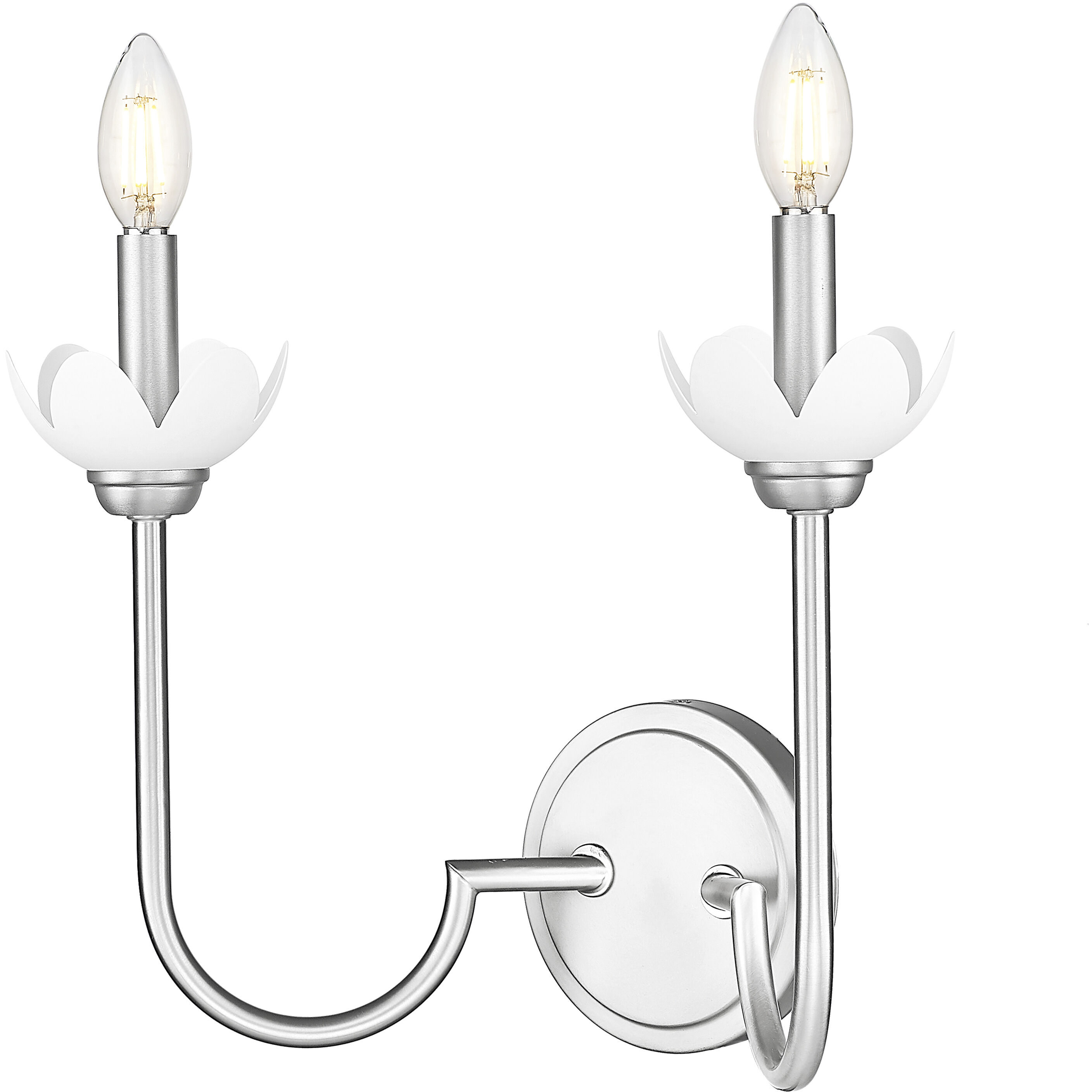 Allistair Wall Sconce Wall Light in Brushed Nickel