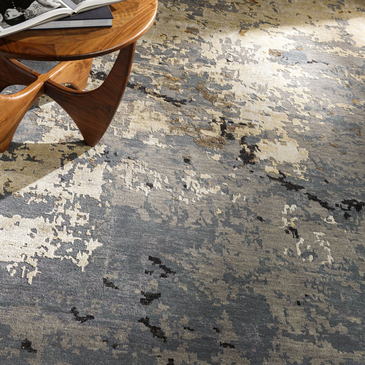 Arte 132 X 96 inch Denim Rug in 8 x 11, Rectangle