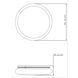 Soleil 1 Light 20 inch Modern Gold Flush Mount Ceiling Light