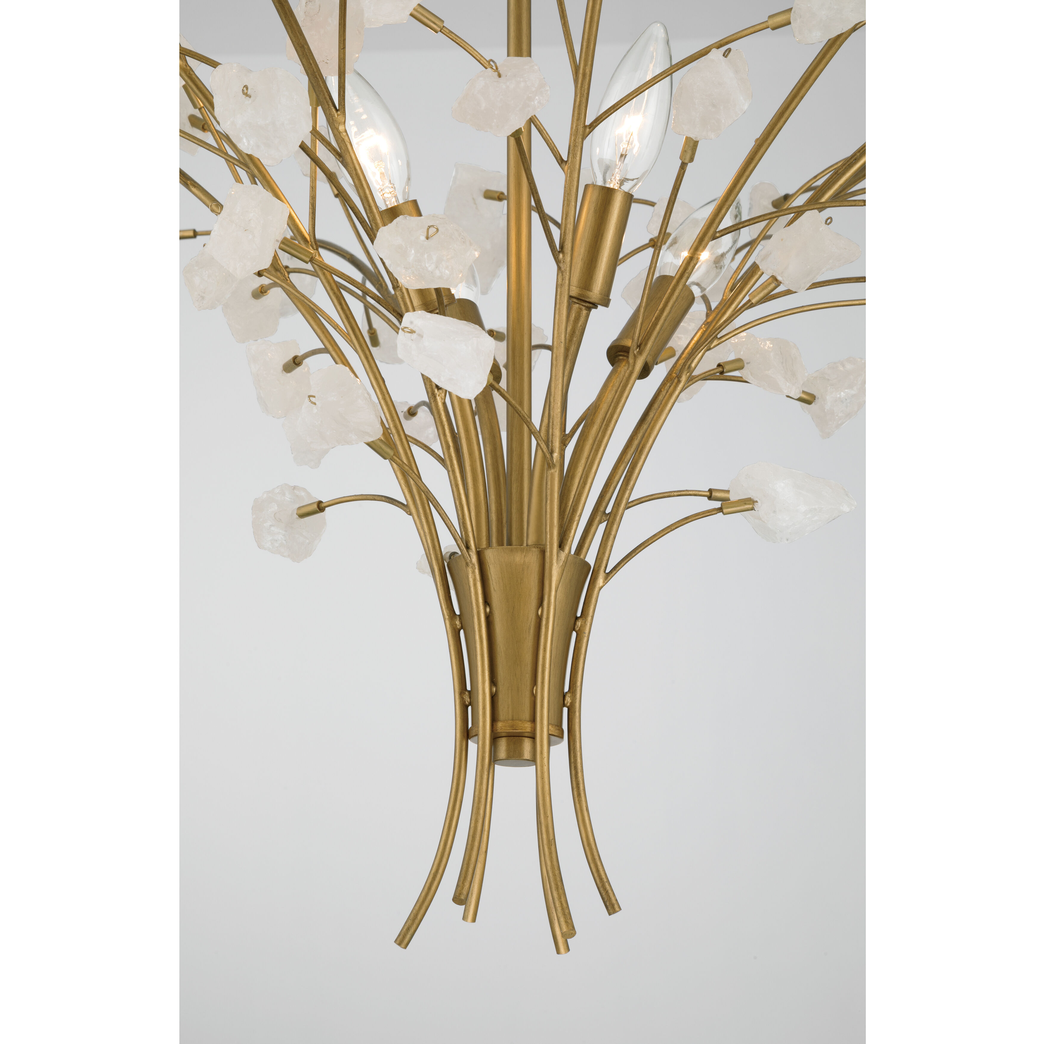 Ramus 4 Light 30 inch Painted Legacy Brass Chandelier Ceiling Light