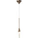 Lilium 1 Light 2.3 inch Soft Gold Mini Pendant Ceiling Light