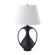 Anpell 25 inch 9 watt Black Table Lamp Portable Light