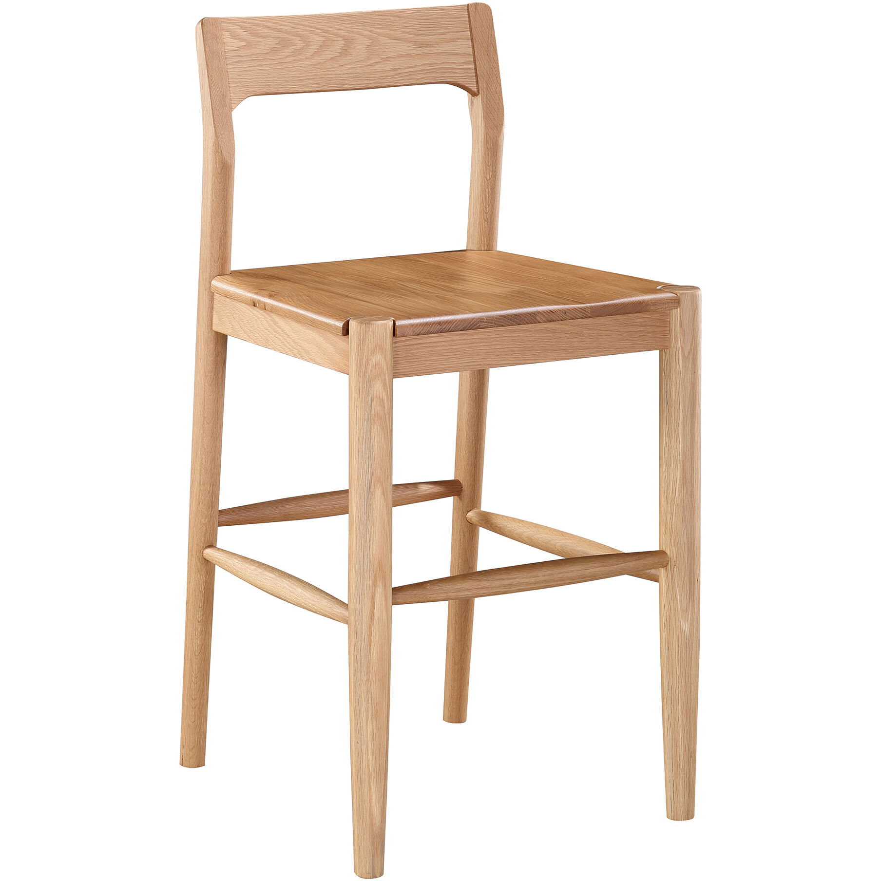 Owing 38 inch Oak Counter Stool