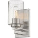 Orella 1 Light 5 inch Satin Nickel Sconce Wall Light