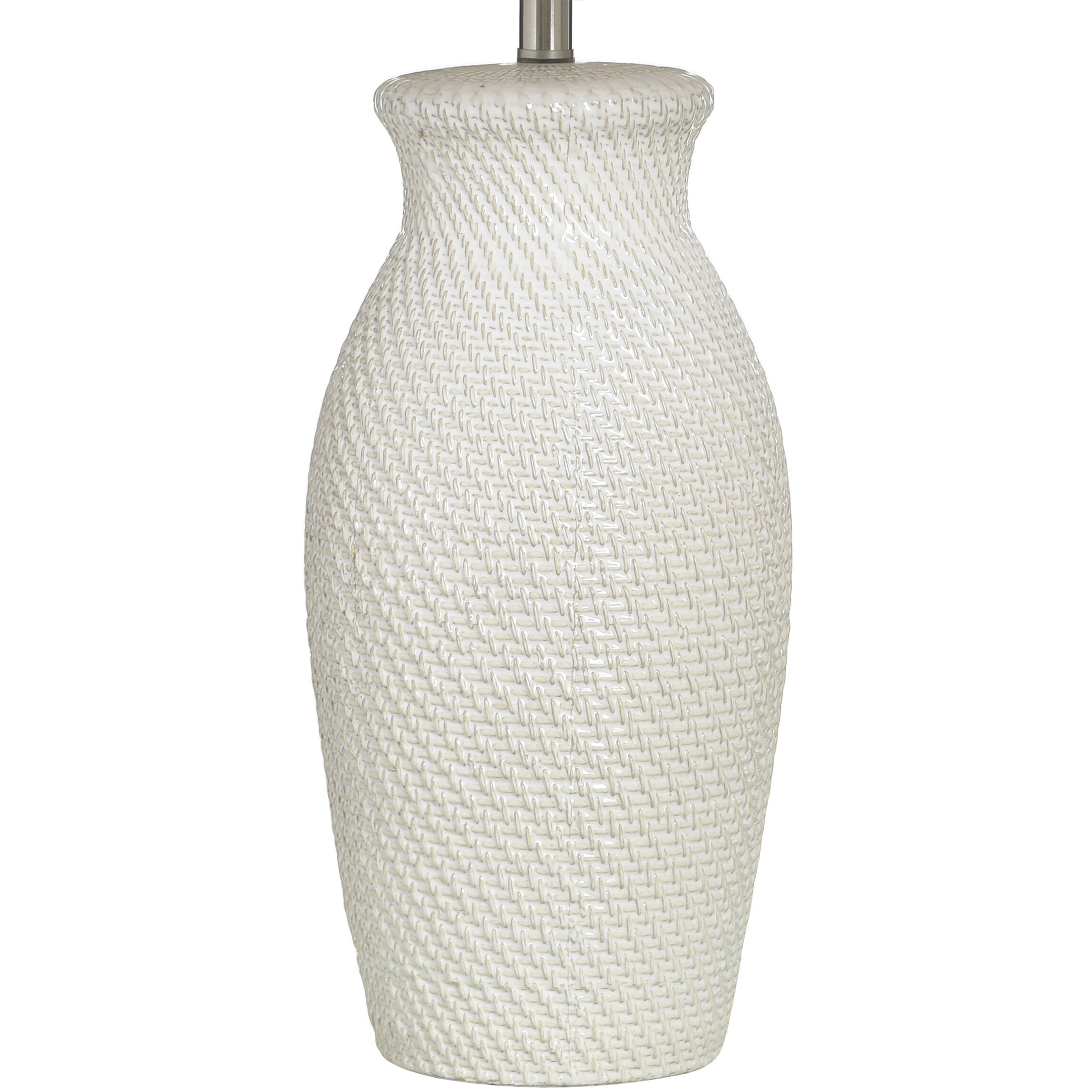 Novac 32 inch 100 watt Novac Cream Table Lamp Portable Light