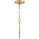 Leona 12 Light 45 inch Distressed Brass Chandelier Ceiling Light