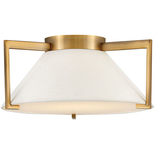 Calla LED 15.75 inch Brushed Bronze Indoor Flush Mount Ceiling Light