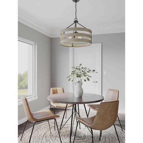 Gulliver 4 Light Graphite Pendant Ceiling Light