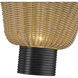 Alora Mood Rancho 1 Light 13.88 inch Matte Black Bath Vanity Light Wall Light