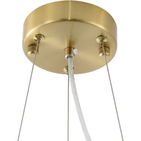 Canada 16 Light 24 inch Satin Brass Chandelier Ceiling Light