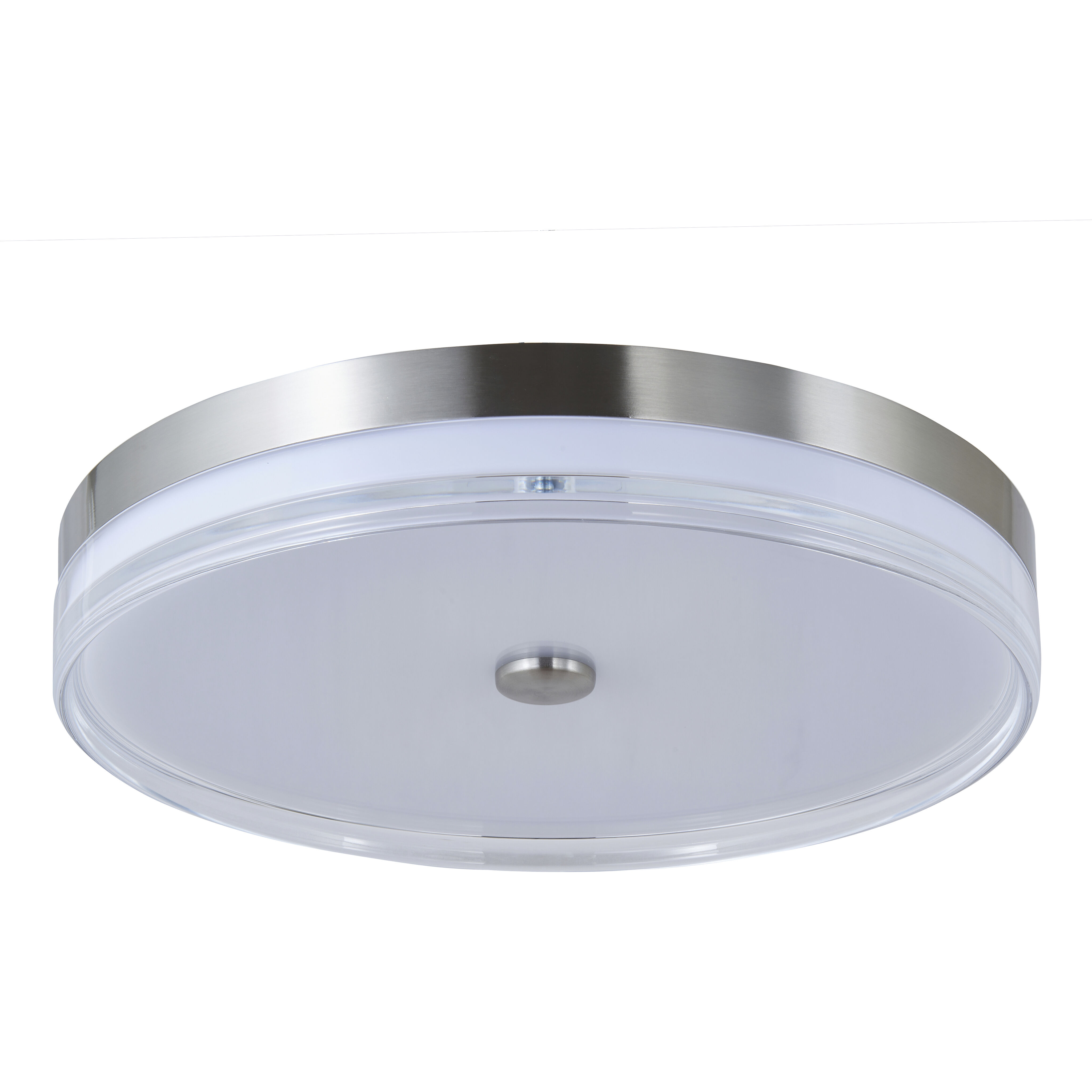 Iris LED 20 inch Brushed Nickel Flush Mount Ceiling Light