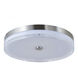 Iris LED 20 inch Brushed Nickel Flush Mount Ceiling Light