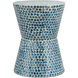 Anita 19.7 inch Blue Stool