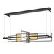 Summer LED 54.2 inch Oil Rubbed Bronze and Modern Brass Pendant Ceiling Light in Oil Rubbed Bronze/Modern Brass