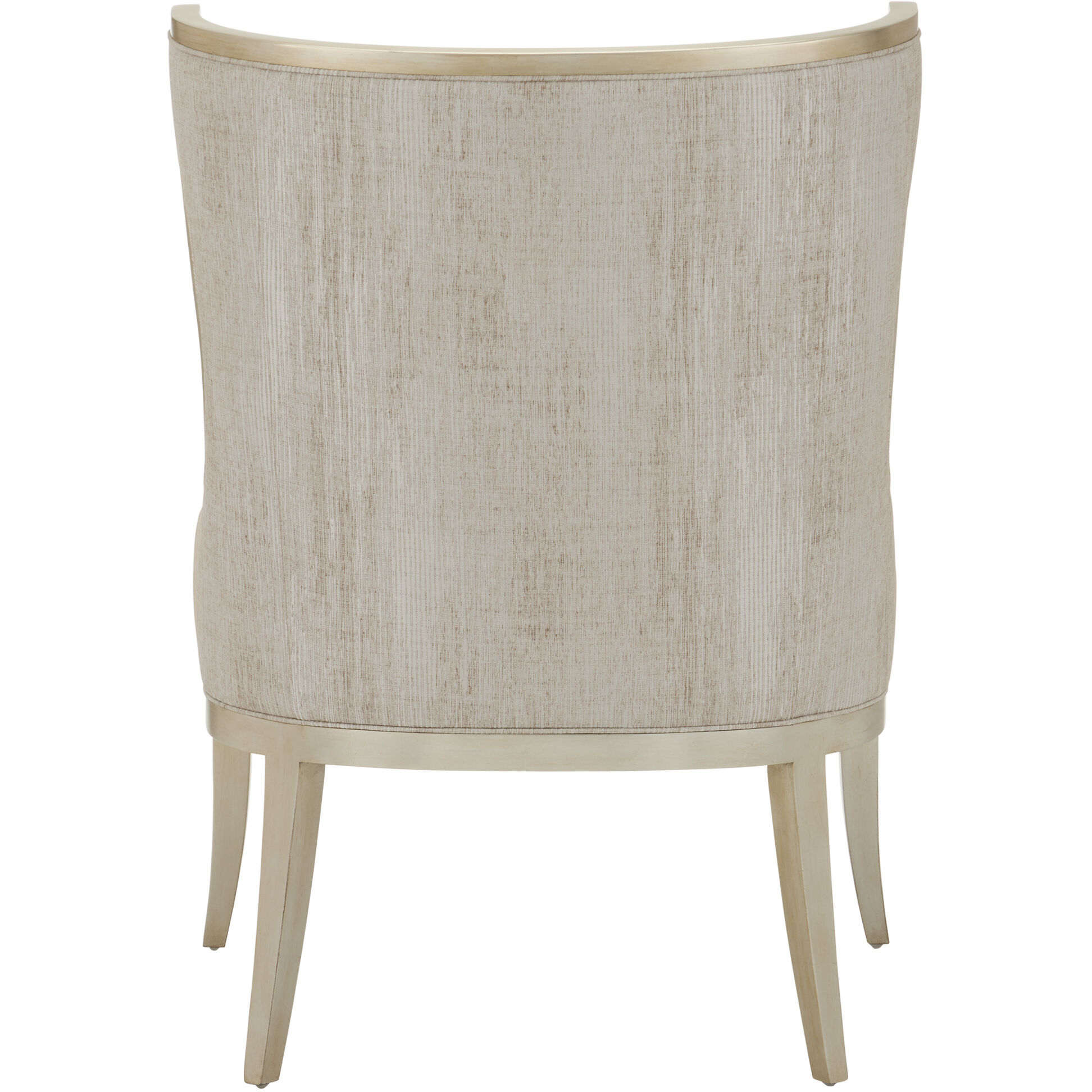 Garson Silver and Fresh File Linen Chair