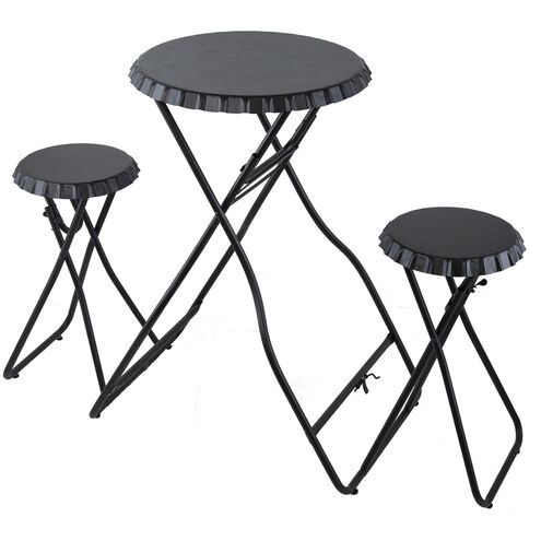 Anita 57.5 X 39.8 inch Black Side Table