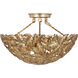 AH by Alexa Hampton Kelan 3 Light 16.00 inch Semi-Flush Mount