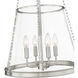 Prescott 4 Light 18 inch Brushed Nickel Pendant Ceiling Light