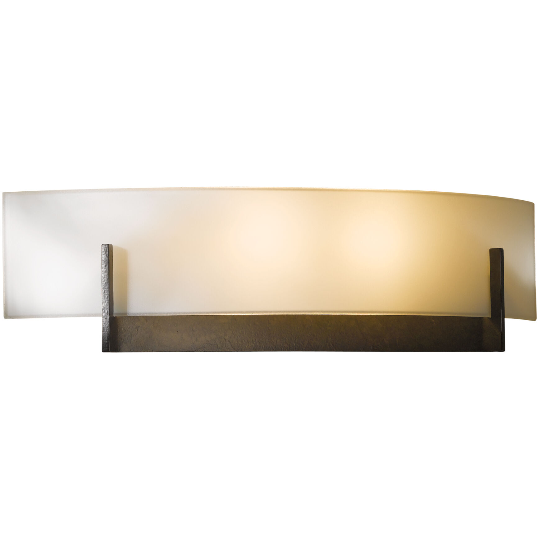 Axis 2 Light 17.3 inch Dark Smoke ADA Sconce Wall Light in Opal