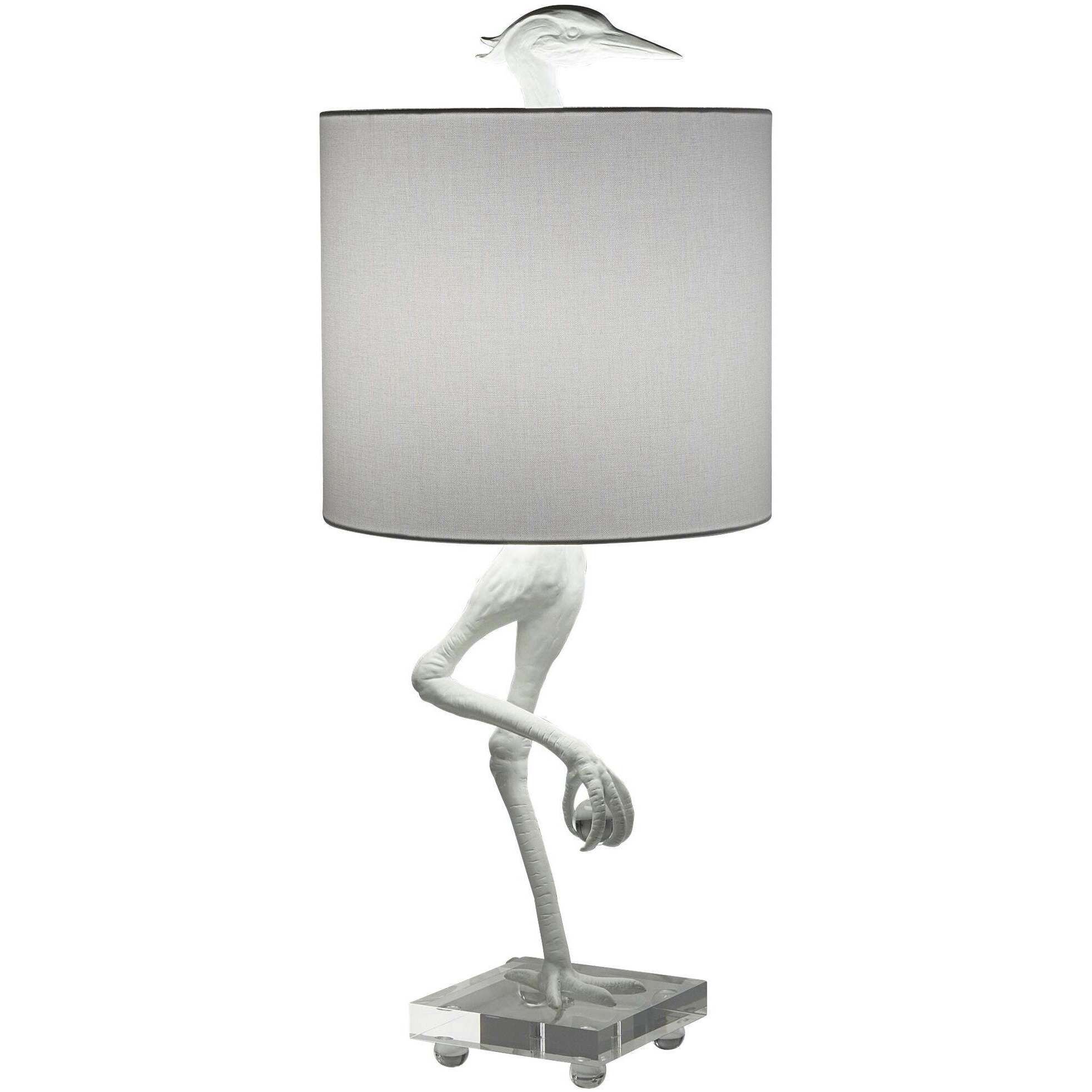 Ibis 34.25 inch 100.00 watt White Table Lamp Portable Light