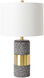 Rimini 25.25 inch 100.00 watt Gray and Brass Table Lamp Set Portable Light