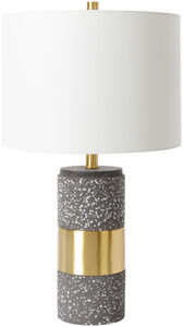 Rimini 25.25 inch 100.00 watt Gray and Brass Table Lamp Set Portable Light