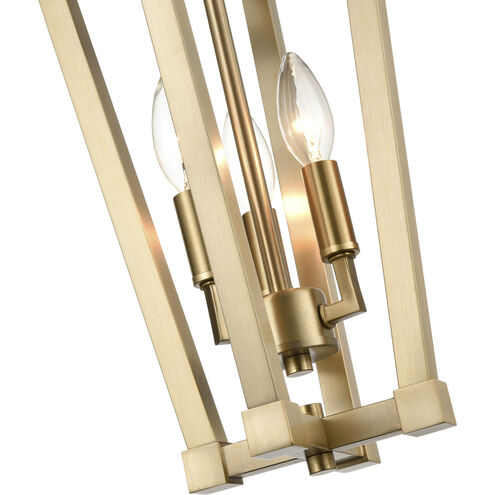 None 3 Light 9 inch Modern Gold Pendant Ceiling Light