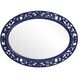 Suzanne 37 X 27 inch Navy Mirror