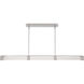 Beyond Guild LED 55 inch Polished Chrome Linear Pendant Ceiling Light