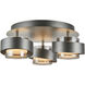 Axis LED 20 inch Graphite Semi-Flush Mount Ceiling Light