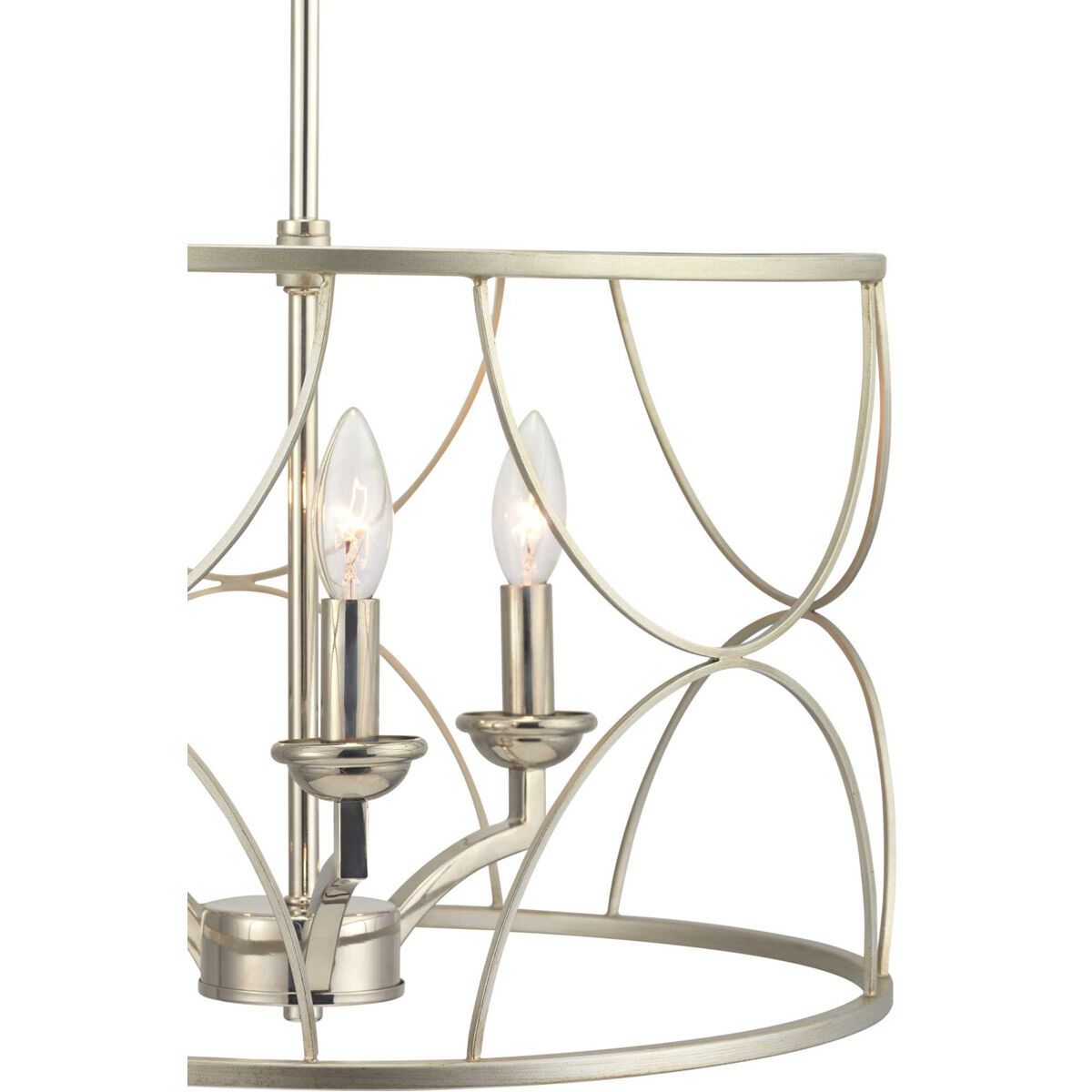 Landree 3 Light 18 inch Silver Ridge Chandelier Ceiling Light