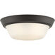 Edessa 2 Light 12 inch Antique Bronze Flush Mount Ceiling Light