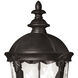 Estate Series Windsor LED 30 inch Black Outdoor Post Mount Lantern