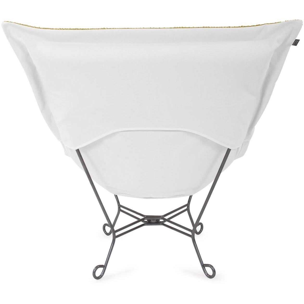 Alicante Gold Patio Scroll Puff Chair