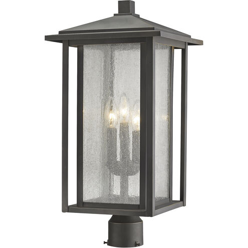 Aspen 3 Light 22.44 inch Oil Rubbed Bronze Outdoor Post Mount Fixture