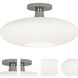 Rico Espinet Ovo 1 Light 15 inch Polished Nickel Flushmount Ceiling Light