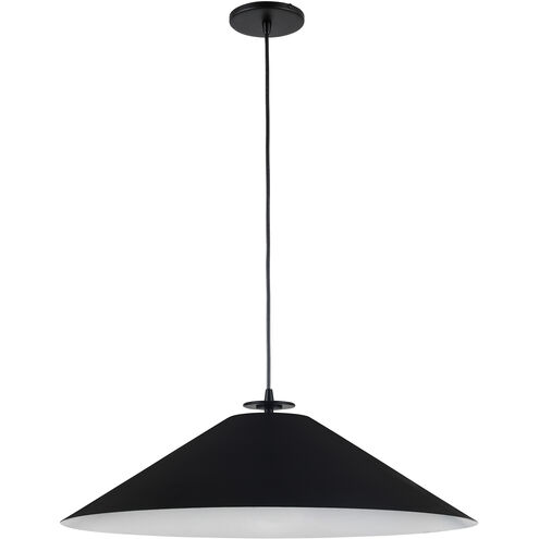 Prudence 1 Light 24 inch Matte Black Pendant Ceiling Light